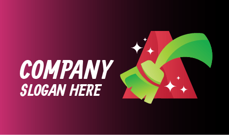 Logo De Balai De Nettoyage Scintillant