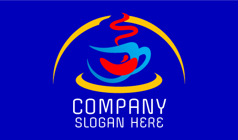 Abstract Coffee Cup Logo