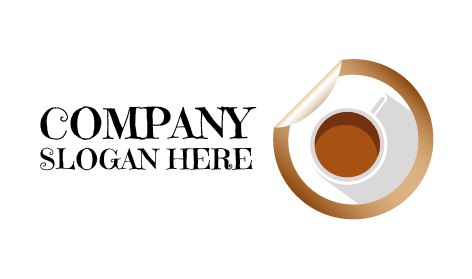 Chocolate Coffee Drink Logo