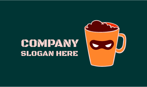 Frothy Brown Coffee Logo