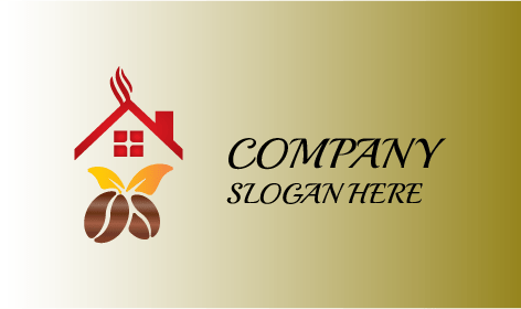 Logo Biji Kopi Buatan Sendiri