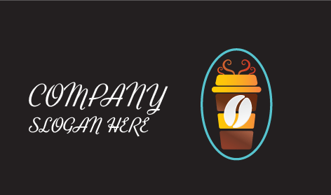 Logo Del Bicchiere Di Caffè In Plastica