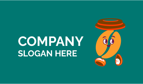 Logo Biji Kopi Tersenyum