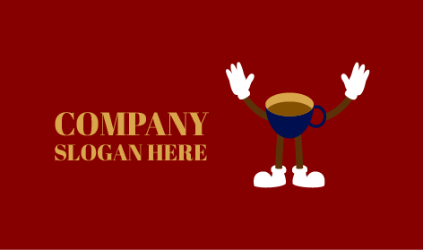 Logo Del Caffè Che Agita Le Mani