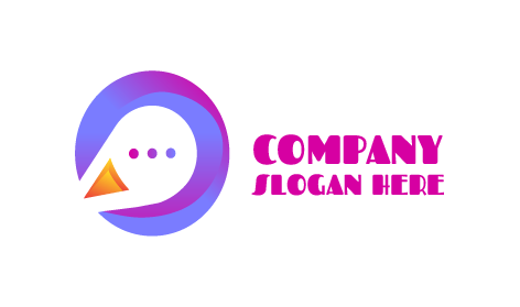 Logótipo De Comunicação De Velocidade De Pássaro