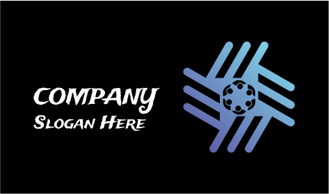 Blue Data Wave Communication Logo