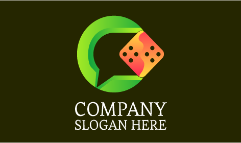 Logótipo De Comunicação De Jogo De Dados