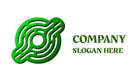 Logotipo De Green Interaction Communication