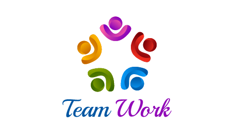 Human Silhouettes Communication Ai Logo