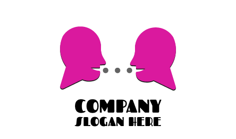 Online Conversation Communication Logo