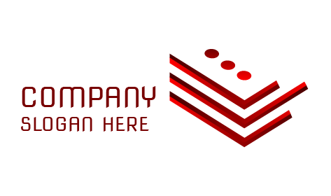 Logótipo De Comunicação Minimalista Vermelho