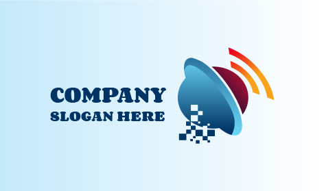 Satellite Signaling Communication Logo