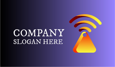 Logótipo De Comunicação De Informação Do Triângulo