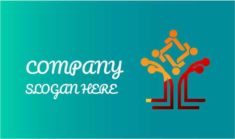 Vibrant Interconnected Communication Logo