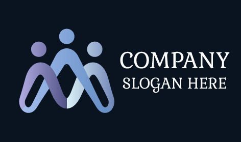 Abstract Silhouette Community Logo