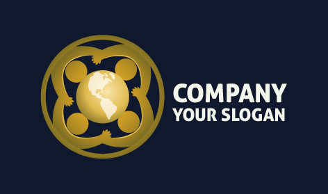 Blue Global Community Logo