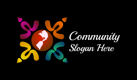 Colorful Globe Community Logo