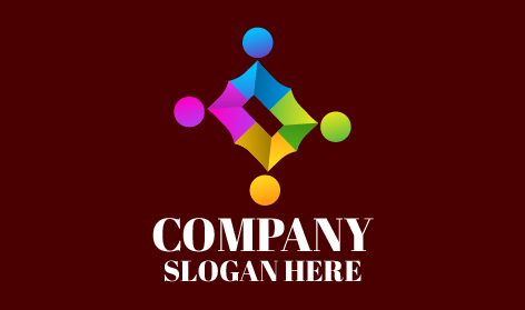 Colorful Mosaic Community Logo