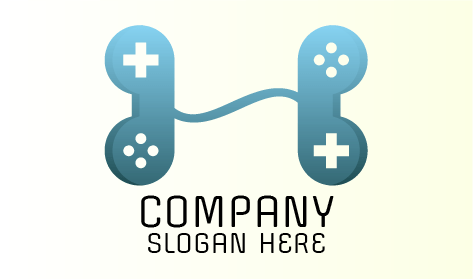 Blue Joystick Computer Games Logo