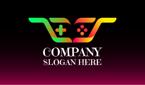 Colorful Console Computer Games Logo
