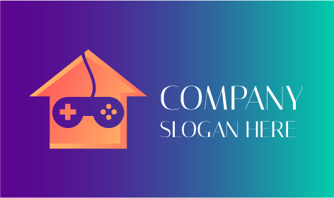 Logotipo Da Casa De Jogos De Computador