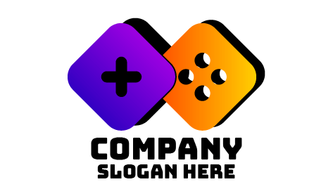 Controller-Tasten Computerspiele-Logo