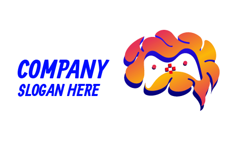 Logotipo De Juegos De Computadora De Controlador Creativo