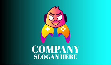 Logo Du Personnage De Jeux Informatiques Excités