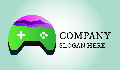 Logo Verde Dei Giochi Per Computer Joypad