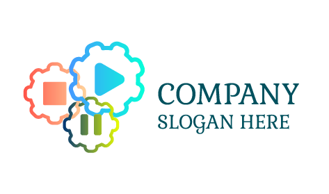 ícones De Mídia Jogos De Computador Logotipo