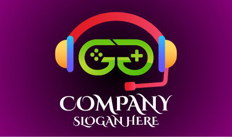 Minimalist Joypad Computer Games Logo