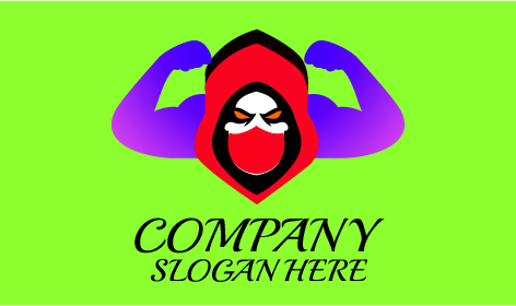 Powerful Icon Computer Games Logo