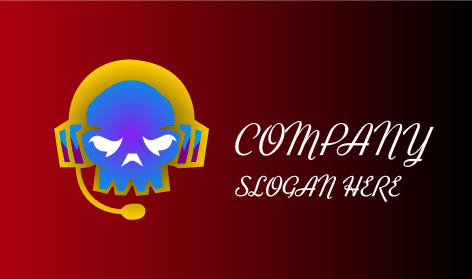 Heyecan Verici Kafatası Bilgisayar Oyunları Logosu