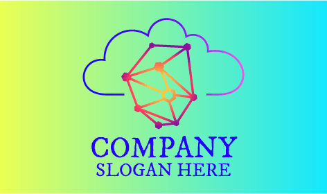 Logo Keamanan Komputer Cloud Sync