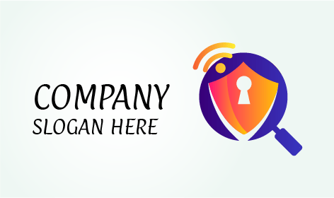 Computer Security Magnifier Logo