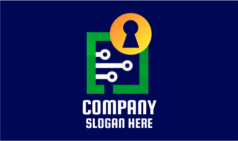 Logotipo De Red De Seguridad Informática