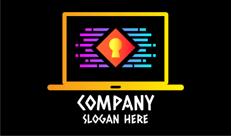 Computer Security System Logo