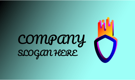 Logotipo De Segurança De Computador Flamy Fire