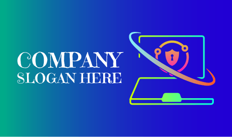 Keyhole Shield Computer Security Logo