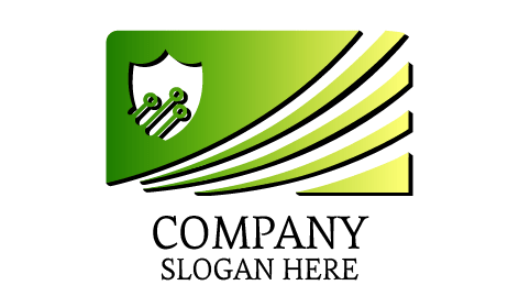 Logotipo De Seguridad Informática De Estilo Moderno