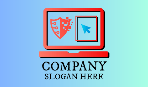 Mouse Arrow Computer Security Logo