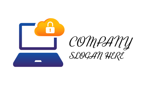 Vorhängeschloss Computer-Sicherheitslogo