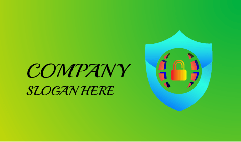 Logo Di Sicurezza Informatica Con Lucchetto A Forma Di Scudo