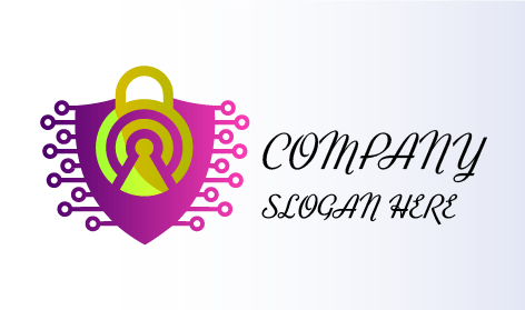 Logo Di Protezione Del Computer Di Protezione