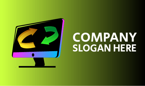 Arrow Screen Computer Logo