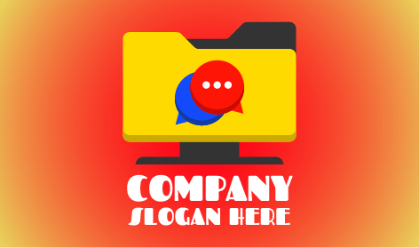 Communication Computer Screen Logo