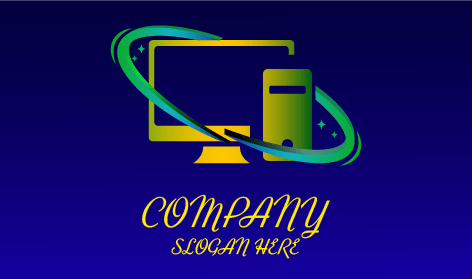 Logo Del Computer Per La Condivisione Di Dispositivi Digitali