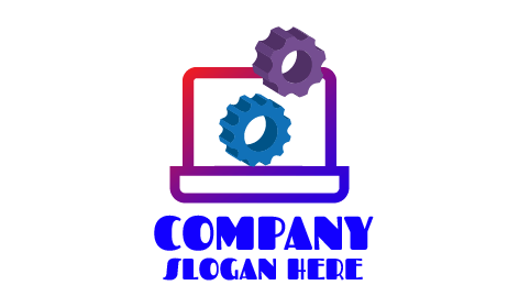 Dual Setup Computer Logo