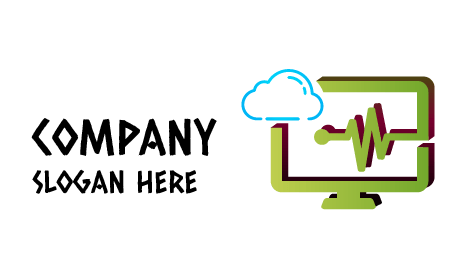 Lifeline Monitor Screen Computer Logo