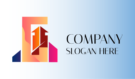 Logo Di Costruzione Del Telaio Dell'edificio